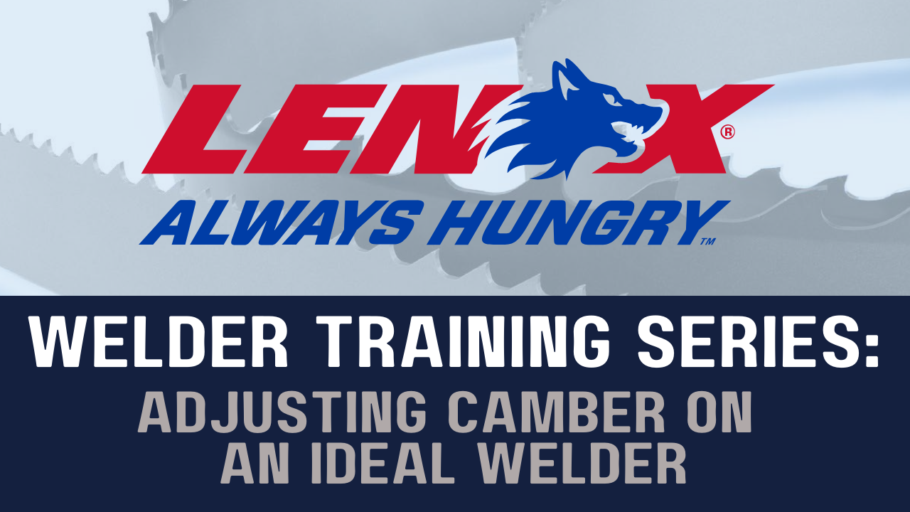 Adjusting Camber On An IDEAL Welder